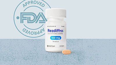 FDA 批准首个针对脂肪肝引起的肝脏疤痕患者的治疗药物Rezdiffra（resmetirom）