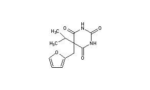 5-Furfuryl-5-isopropylbarbituric Acid