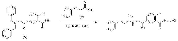 Labetalol (hydrochloride) (AH 5158A, Normodyne, NSC 290312, SCH 15719W,  Trandate, CAS Number: 32780-64-6)