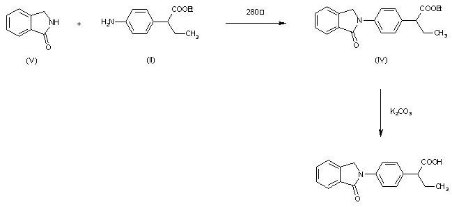 合成路线图解说明: the reaction of phthalic anhydride (i) with